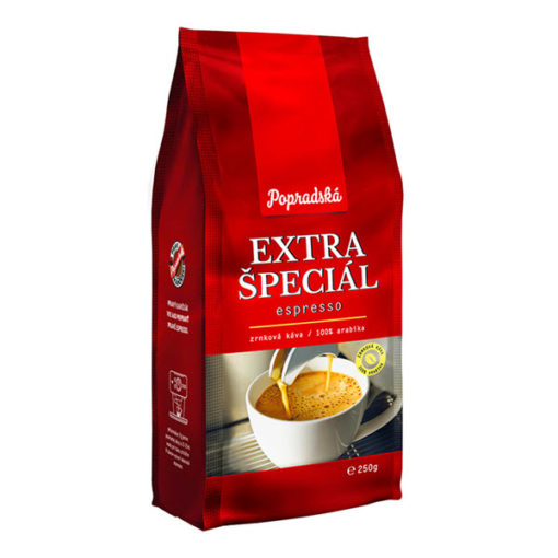 Popradská Extra Špecál Espresso zrnková káva BOP