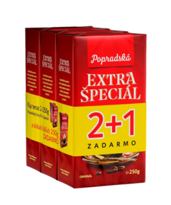 Popradská Extra Špeciál 250g 2+1 mletá káva BOP