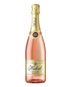 Hubert de Luxe Rosé sladké šumivé víno ružové
