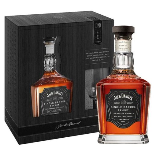 Jack Daniels Single Barrel Tennessee Whiskey set s pohárom