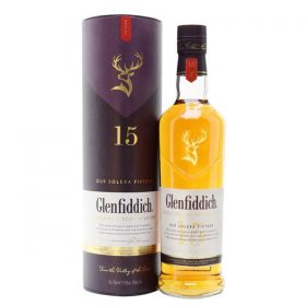 Glenfiddich 15YO Single Malt Škótska Whisky darčekové bal.
