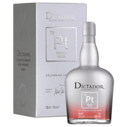 Rum Dictador Platinum v darčekovom balení 0.7 l
