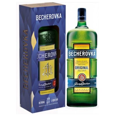 Becherovka Original 3l bylinný likér darčekové balenie 3 l