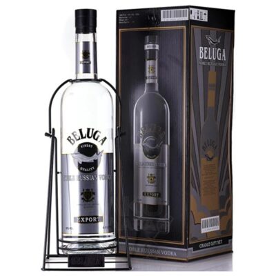 Beluga Noble vodka darčekové balenie + kolíska 6 l