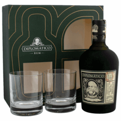 Diplomático Reserva Exclusiva 12 YO Rum + 2 poháre 0.7 l