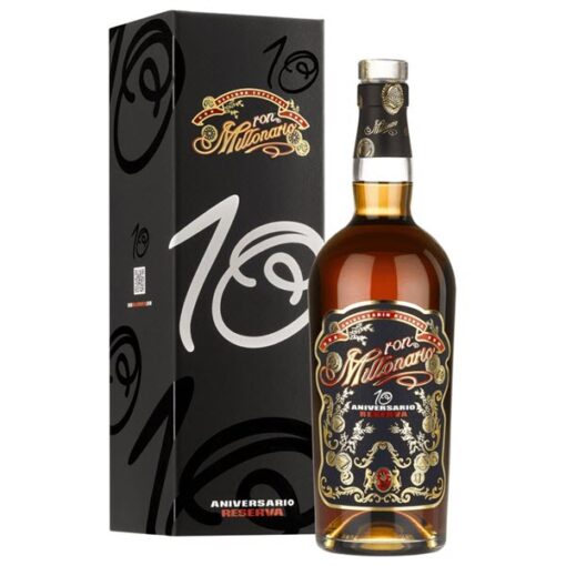 Ron Millonario 10 Aniversario Reaserva v darčekovom balení 0.7 l