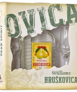 Williams Hruškovica OVICA darčekový set + 2 poháre 0.7 l