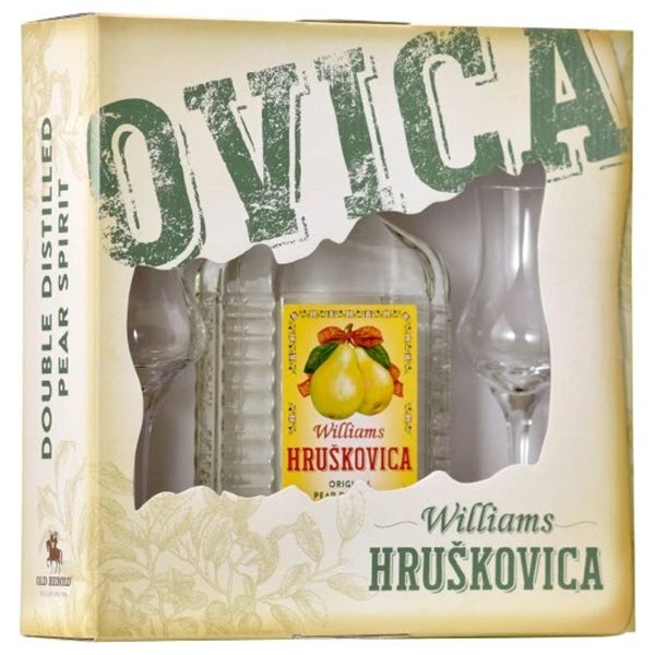 Williams Hruškovica OVICA darčekový set + 2 poháre 0.7 l