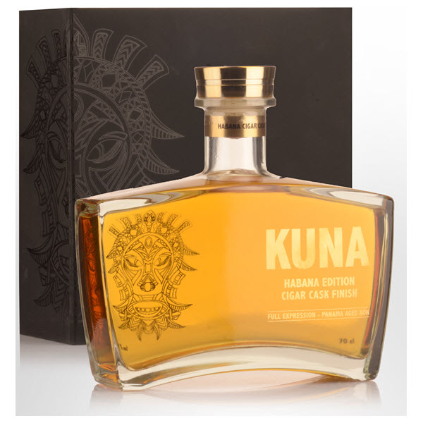 Kuna Habana Edition Cigar Cask Finish rum darčekové balenie 0.7 l