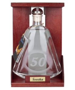 Slivka s výročím "50" v darčekovom balení 0.35 l