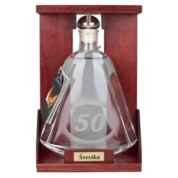 Slivka s výročím "50" v darčekovom balení 0.35 l