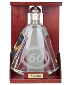 Slivka s výročím "60" v darčekovom balení 0.35 l