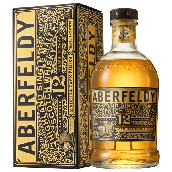 Aberfeldy 12YO Single Malt Škótska Whisky darčekové balenie 0.7 l