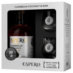 Espero Coconut & Rum darčekový set s pohárom 0.7 l